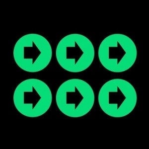 Night Signs - Luminous Disk Arrows Set