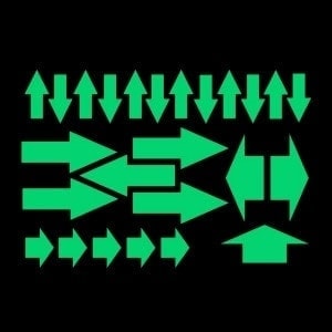 Night Signs - Glowing Arrows